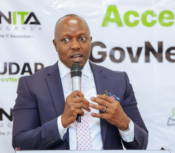 Edmond Macheli sharing his remarks